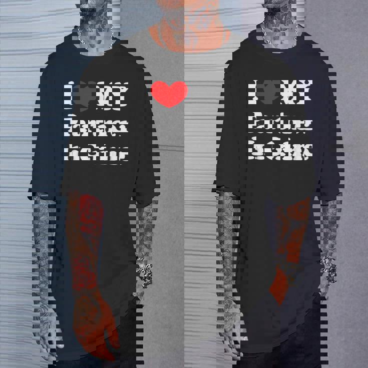 I Love My Partner In Crime I Heart My Partner In Crime Camiseta unisex Regalos para él