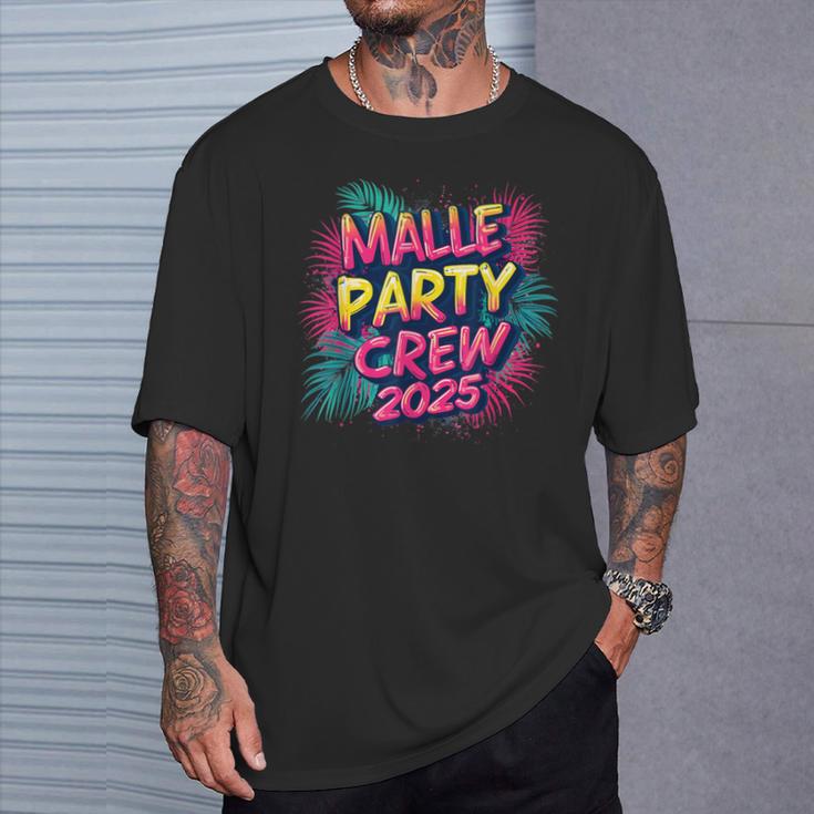 Malle 2025 Malle Party Crew 2025 For Holidaymakers T-Shirt Geschenke für Ihn