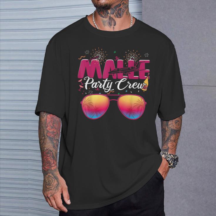 Malle Party Crew Party Holiday Mallorca T-Shirt Geschenke für Ihn