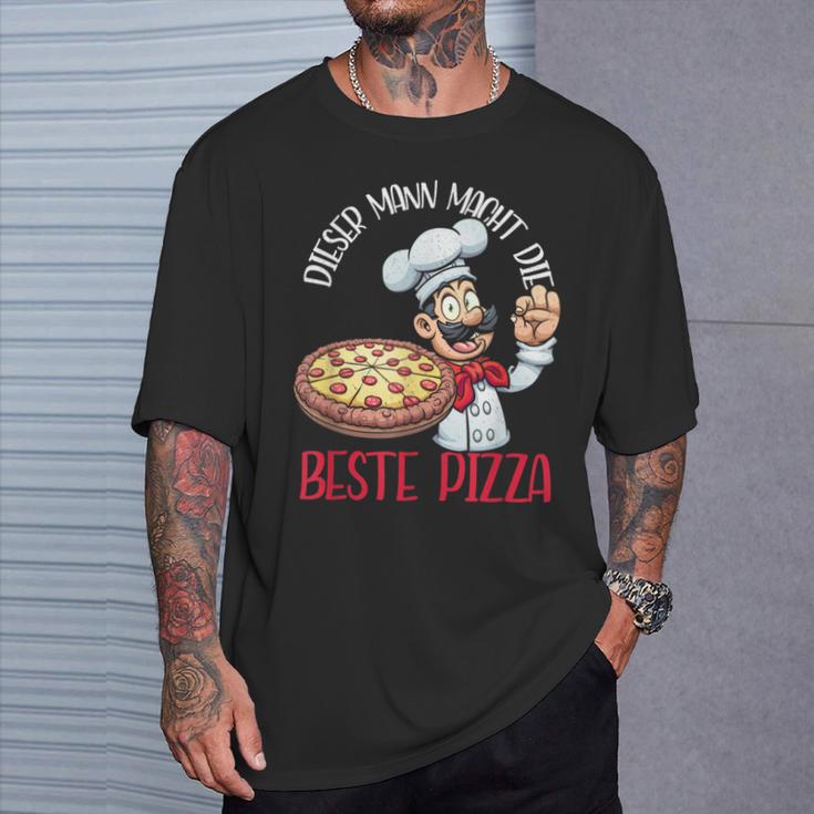 This Man Makes The Best Pizza Pizza Baker T-Shirt Geschenke für Ihn