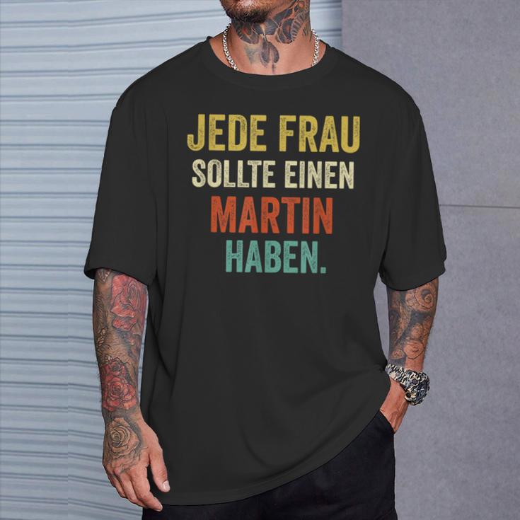 Martin First Name Martin Saying Wedding T-Shirt Geschenke für Ihn