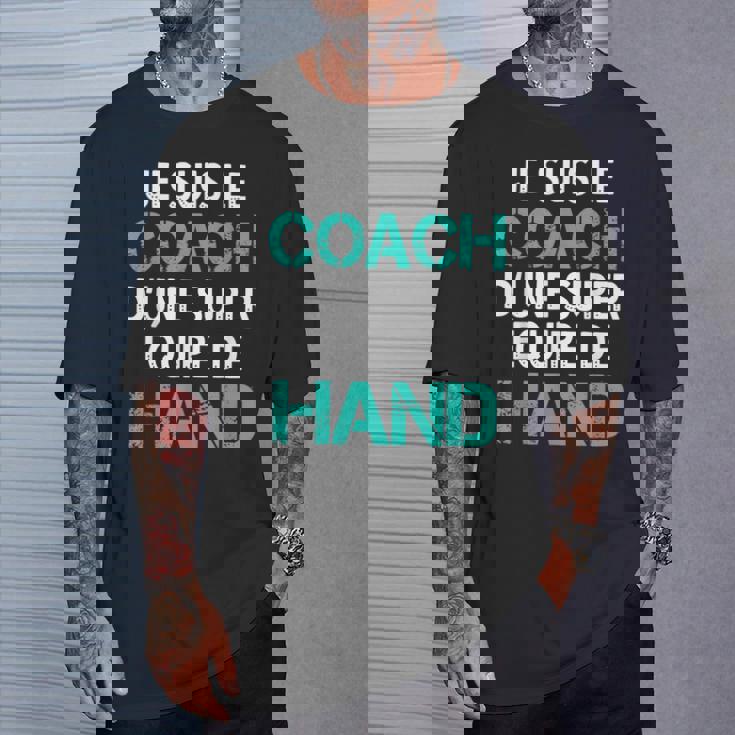 Meilleur Coach Handball Super Entraîneur Équipe De Hand T-Shirt Cadeaux pour lui