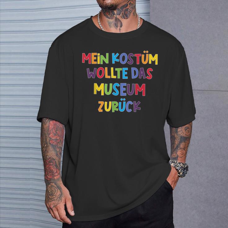 Mein Kostüm Wollte Das Museum Back Carnival & Fancy Dress T-Shirt Geschenke für Ihn