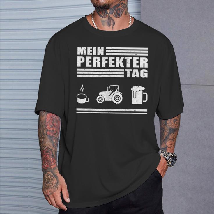 Mein Perfekt Tag Farmer T-Shirt Geschenke für Ihn