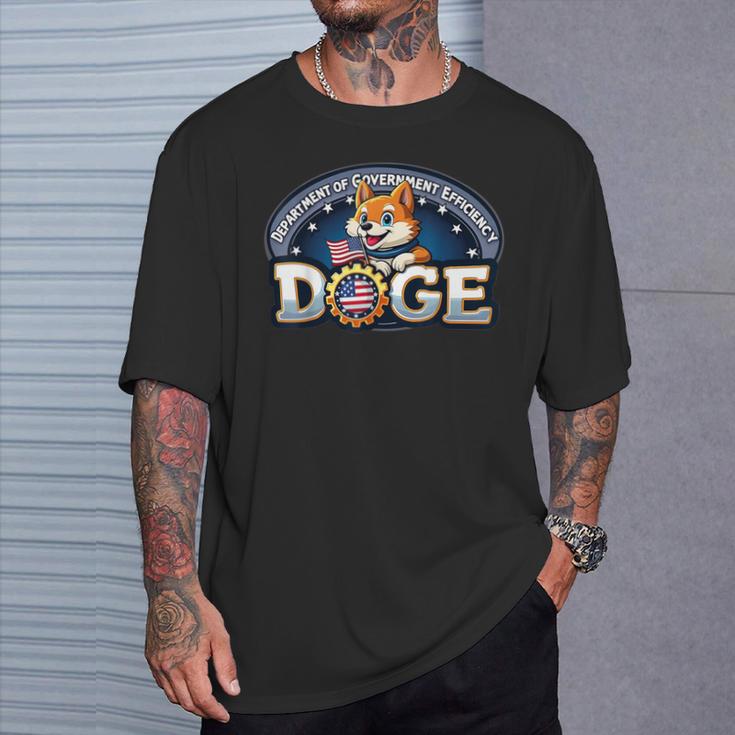 Ministry Of Government Efficiency DOGE Elon T-Shirt Geschenke für Ihn