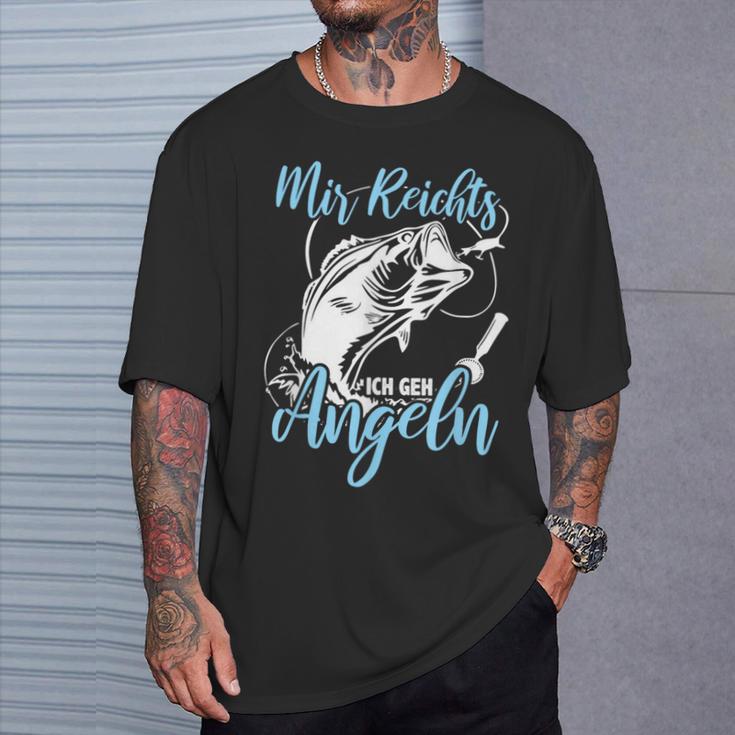 Mir Reichts Ich Geh Angeln Sayings Fun Clothing For Fishing T-Shirt Geschenke für Ihn