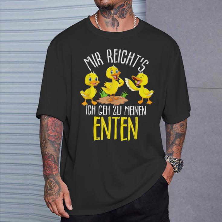 Mir Reichts Ich Geh Zu Meinen Entenzüchter T-Shirt Geschenke für Ihn