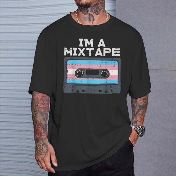 Im A Mixtape Transgender Casette Tape Trans Pride Flag Lgbt T-Shirt Geschenke für Ihn