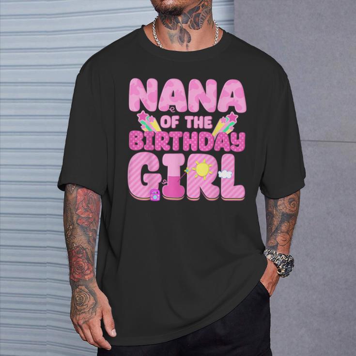 Nana Of The Birthday Girl Pig Family Party Decorations T-Shirt Gifts for Him