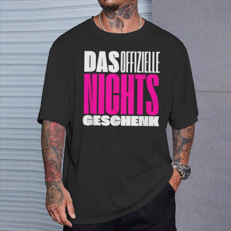 Official Nothing Idea Wir Schenken Uns Nichts T-Shirt Geschenke für Ihn