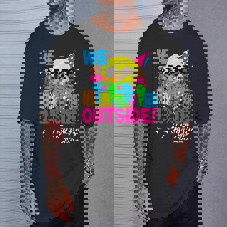 We Outside Girls Trip 2025 Afro Girls Black Together T-Shirt Gifts for Him