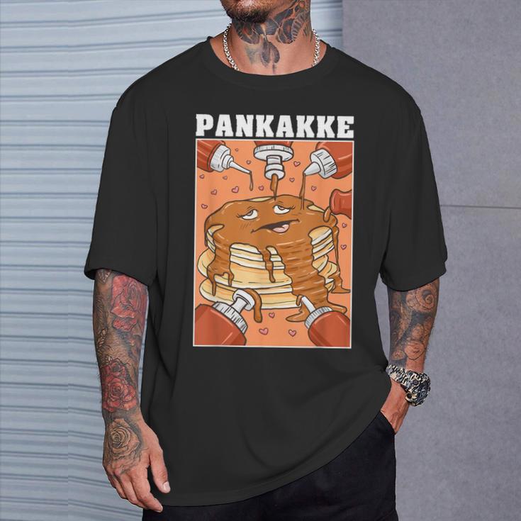 Pankakke Naughty Pancake Bukakke Ecchi Hentai Pun T-Shirt Geschenke für Ihn