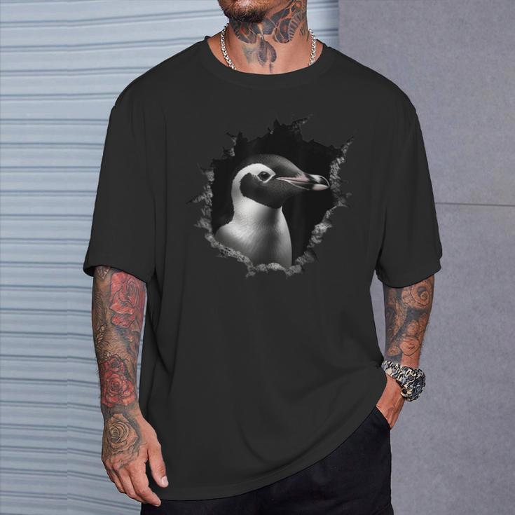 Penguin Wand Animals Penguin T-Shirt Geschenke für Ihn