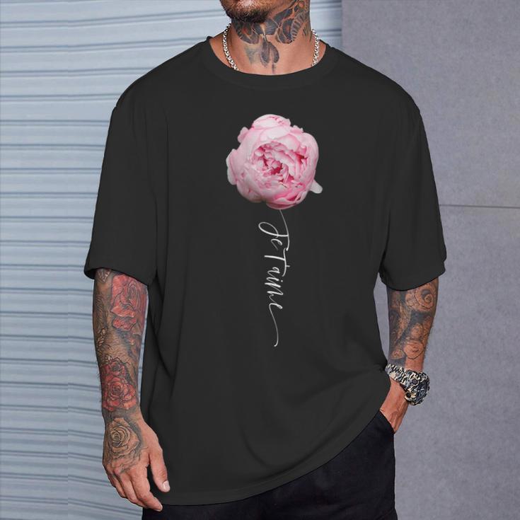 Peony For Women T-Shirt Geschenke für Ihn