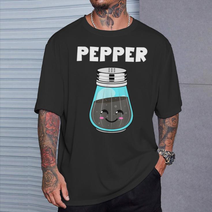 Pepper Costume Salt Pepper Matching Pair His Her T-Shirt Geschenke für Ihn