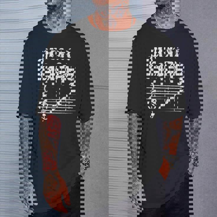 Put On A Happy Face Music Gráfico Divertido Para El Músico Camiseta unisex Regalos para él
