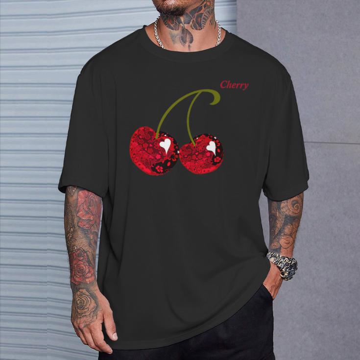 Red Cherry Cherry Cherry T-Shirt Geschenke für Ihn