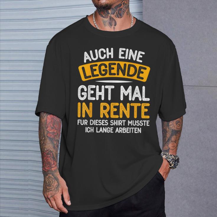 Retirement 2024 Retirement Pension Decoration Retirees 2023 T-Shirt Geschenke für Ihn