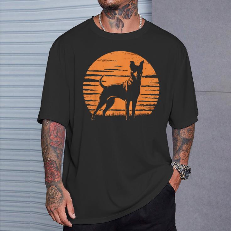 Retrointage Working Kelpie Dog T-Shirt Geschenke für Ihn