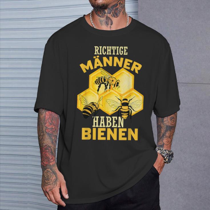 Richtige Männer Haben Biene Beekeeping Card Bee T-Shirt Geschenke für Ihn