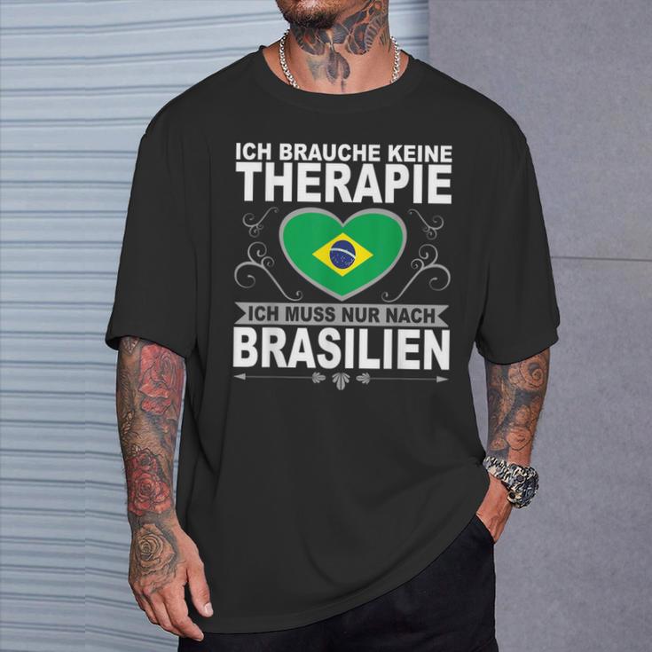 Rio De Janeiro Travel Copacabana Flag Carnival T-Shirt Geschenke für Ihn