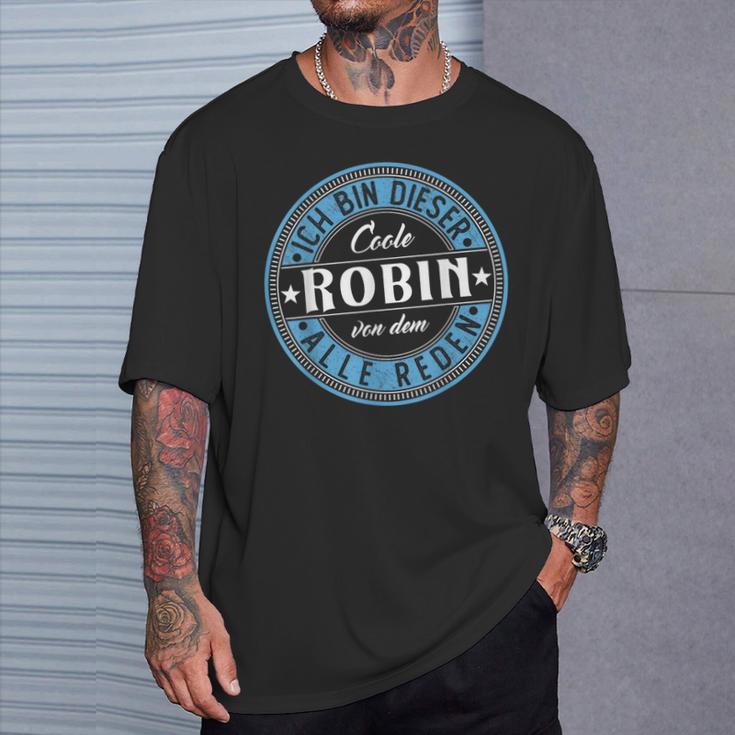 Robin Ich Bin Dieser Cooler Robin T-Shirt Geschenke für Ihn