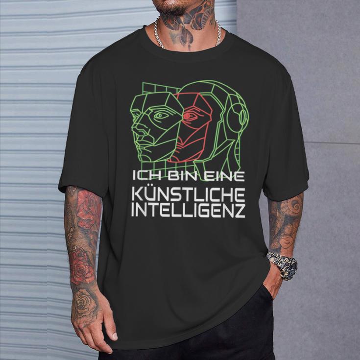 Robot Costume Artificial Intelligence Ai Technology Carnival T-Shirt Geschenke für Ihn