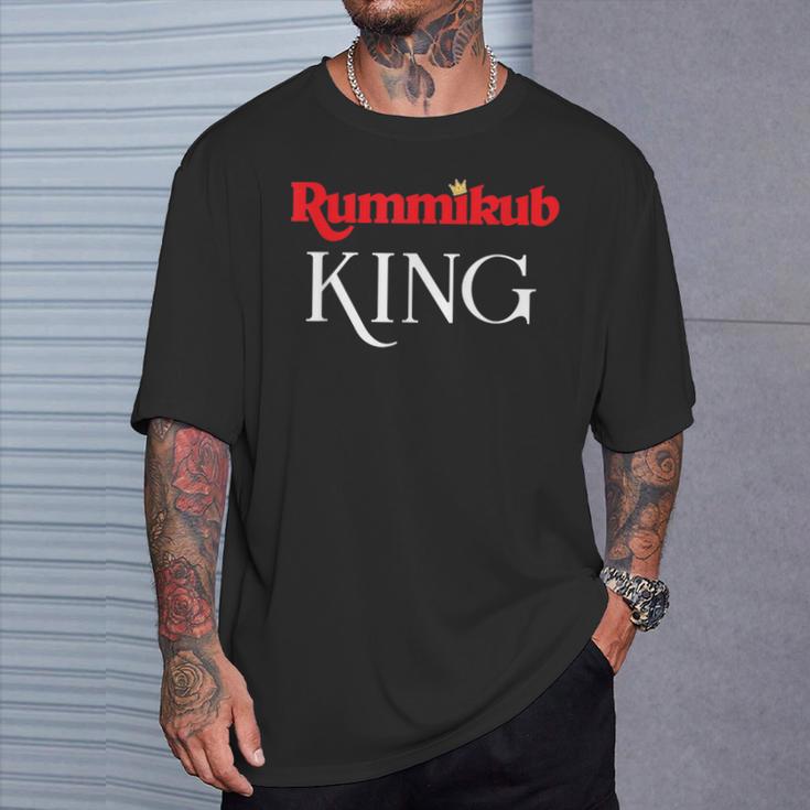 Rummikub King Logo With Royal Crown T-Shirt Geschenke für Ihn