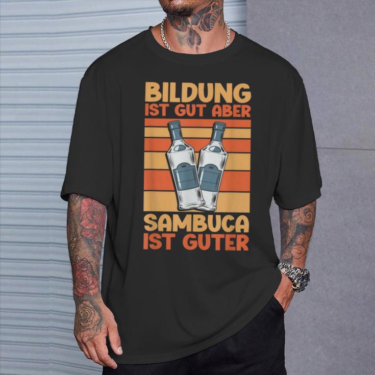 Sambuca Lustiges Alkohol Sambuca T-Shirt Geschenke für Ihn