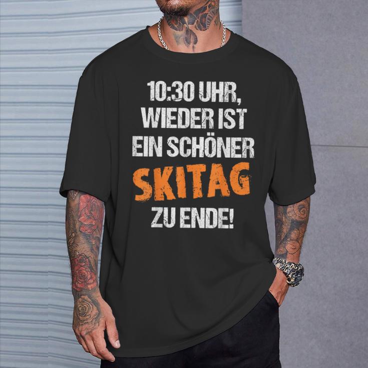 Schöner Skiag Zu Ende Ski Holiday Winter Holiday T-Shirt Geschenke für Ihn