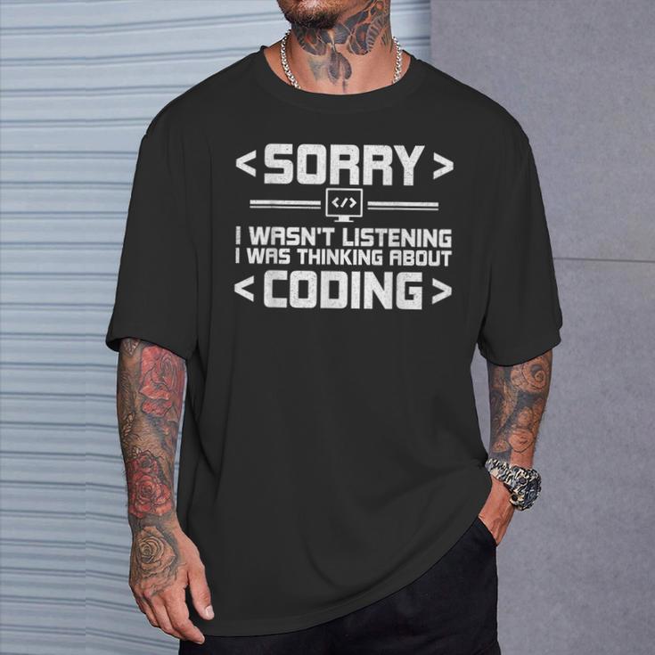 Software Computer Programmer Costume Nerds Science Coding T-Shirt Geschenke für Ihn