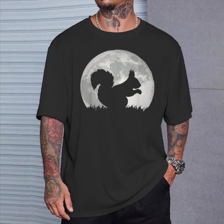 Squirrel Moon T-Shirt Geschenke für Ihn