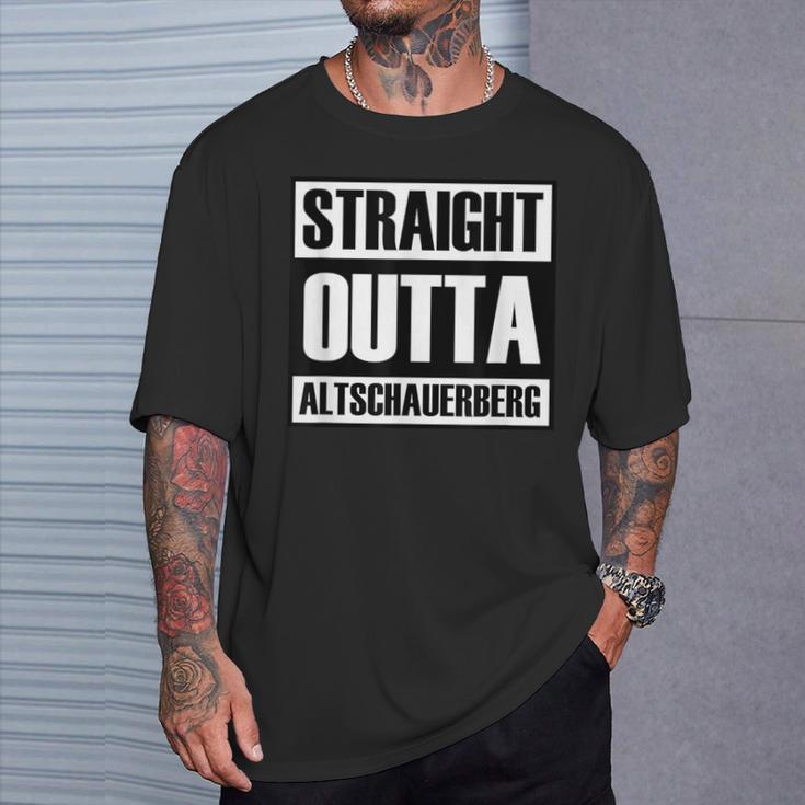 Straight Outta Altschauerberg Drachenlord Meme Internet T-Shirt Geschenke für Ihn