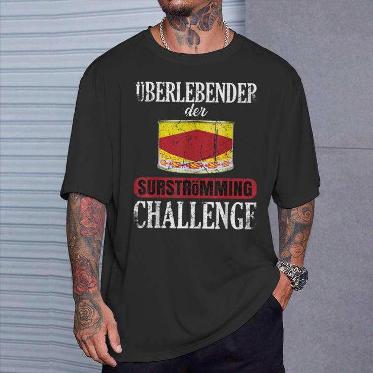 Surströmming Stinkfish From Sweden Survivor Challenge T-Shirt Geschenke für Ihn