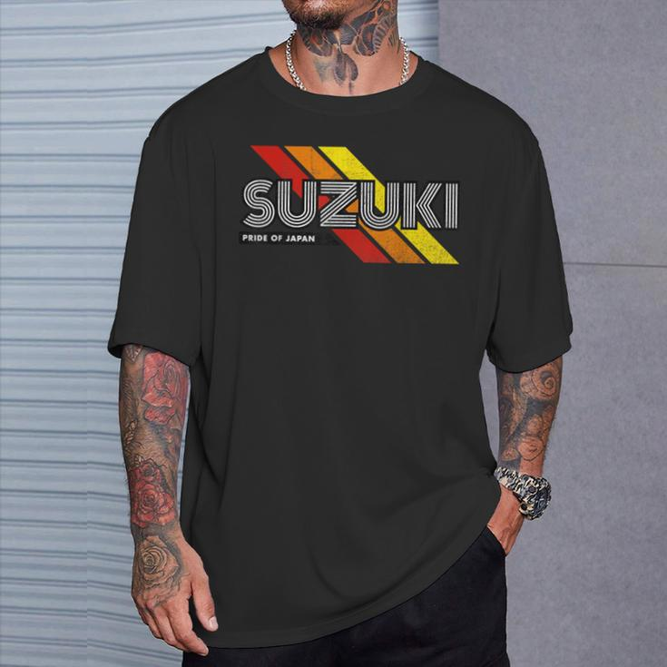 Suzuki Japanese Surname Retrointage T-Shirt Geschenke für Ihn