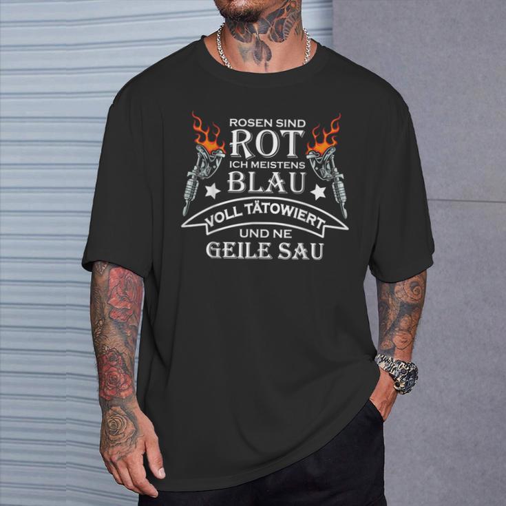 Tattoos Saying Alcohol Tattooer Geile Sau Tattoo T-Shirt Geschenke für Ihn