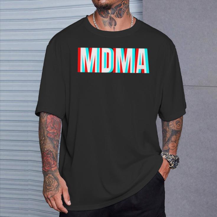 Techno Rave And Festival Celebration Mdma T-Shirt Geschenke für Ihn