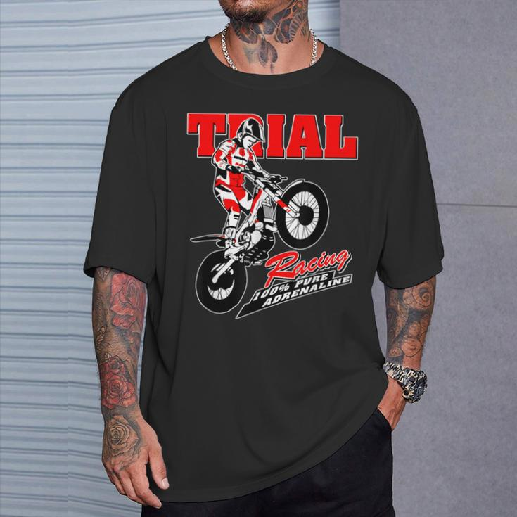 Trial Motorcycle Trial Drivers Moto Trial T-Shirt Geschenke für Ihn