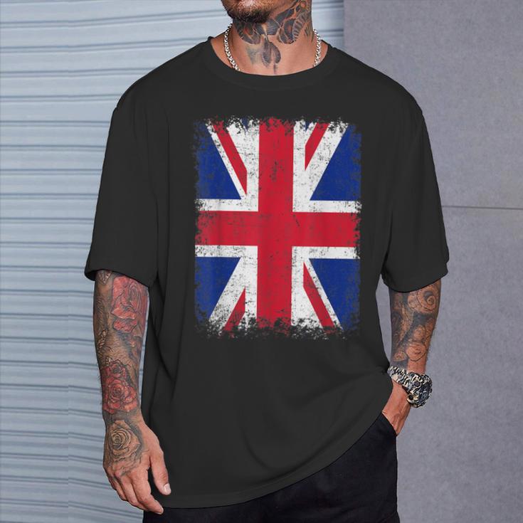 United Kingdom Uk Union Jack Flag England Great Britain T-Shirt Geschenke für Ihn