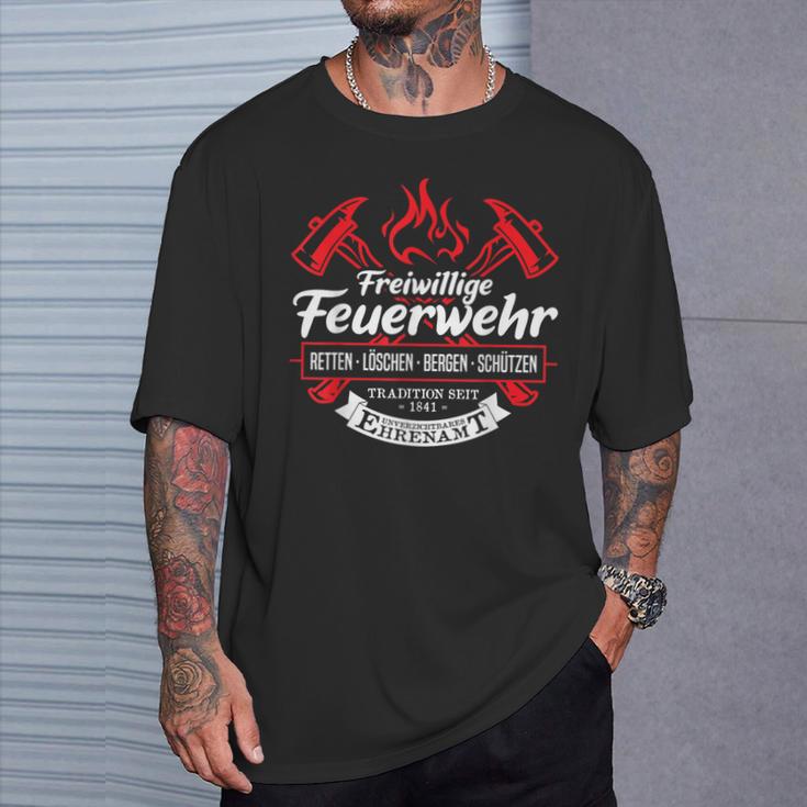 Voluntary Fire Brigadeoluntary Fire Brigade T-Shirt Geschenke für Ihn