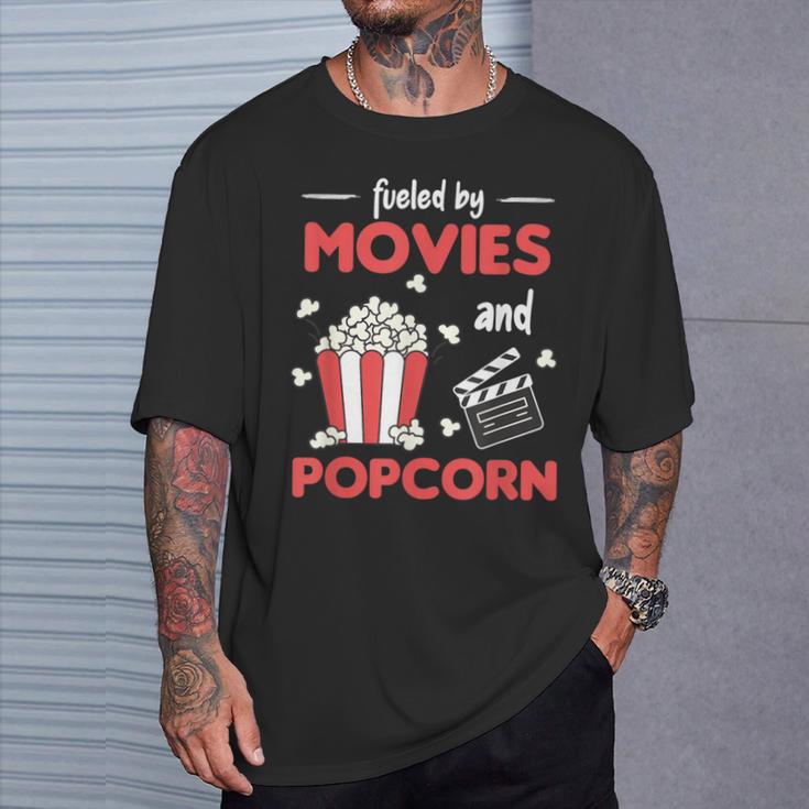 Von Films And Popcorn Cinema Evening T-Shirt Geschenke für Ihn