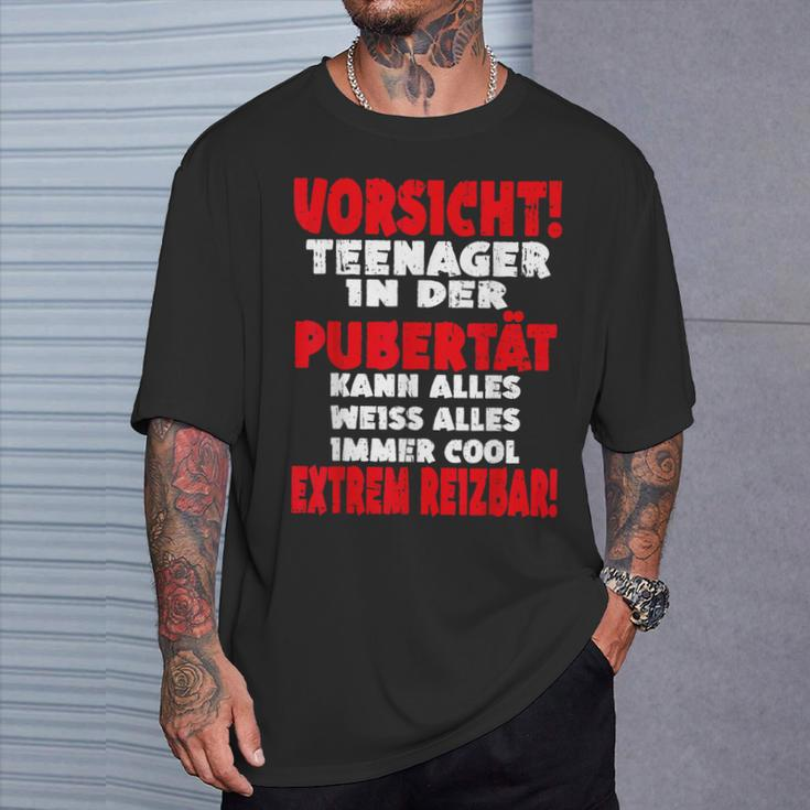 Vorsicht Nager In Der Puberty Nie Slogan T-Shirt Geschenke für Ihn