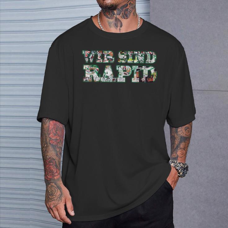 Wir Sind Rapid Football T-Shirt Geschenke für Ihn