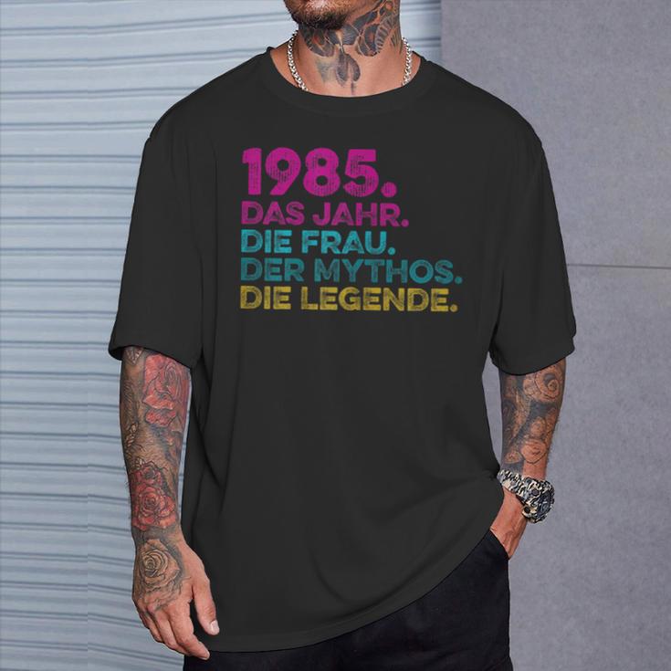 Women's Birthday intage 1985 Woman Myth Legend T-Shirt Geschenke für Ihn