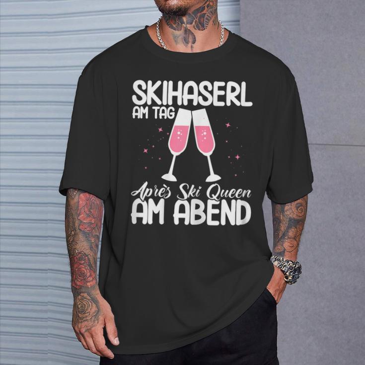 Women's Ski Faserl On The Day Après Ski Queen Apres Ski T-Shirt Geschenke für Ihn