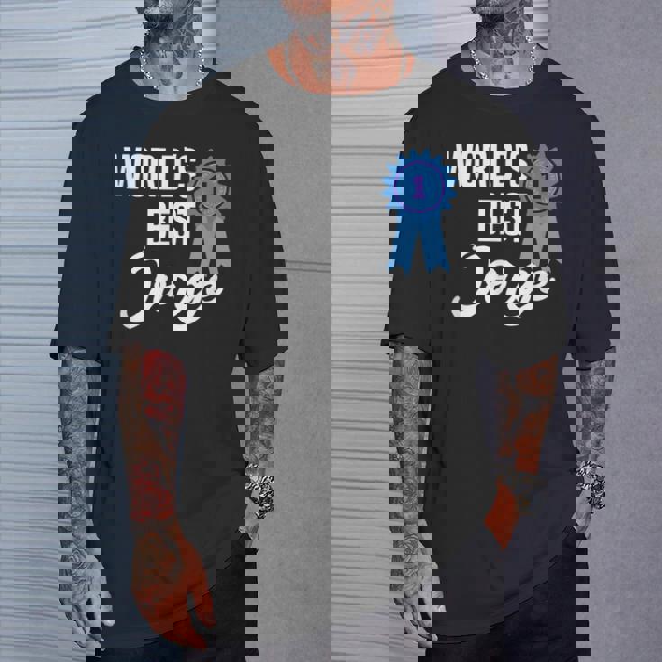 World's Best Jorge Primer Nombre Camiseta unisex Regalos para él