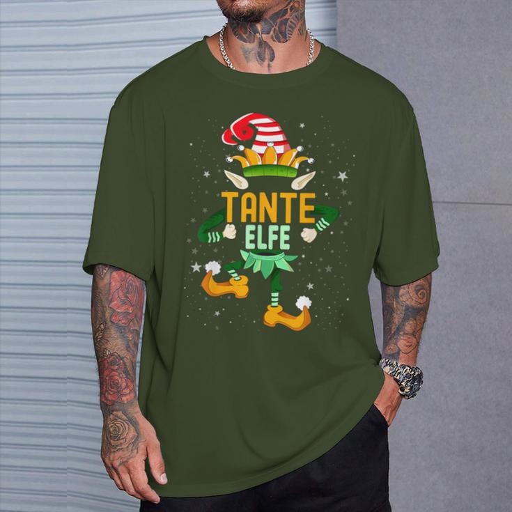 Aunt Elf Christmas Family Outfit Christmas Elf T-Shirt Geschenke für Ihn