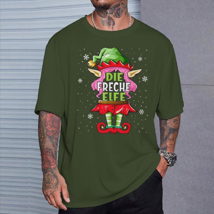 Cheeky Elf Outfit Christmas Family Christmas T-Shirt Geschenke für Ihn