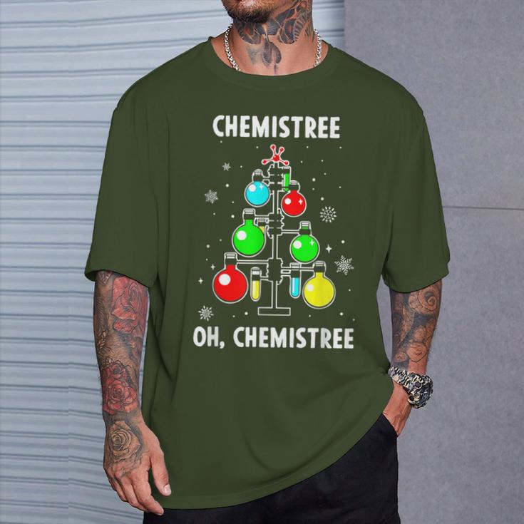 Chemistree Oh Chemistree Science Christmas Chemistry T-Shirt Geschenke für Ihn