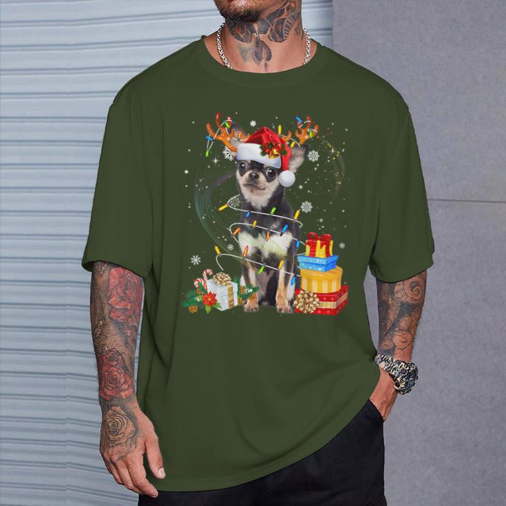 Chihuahua Reindeer Christmas Dogs T-Shirt Geschenke für Ihn